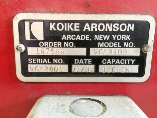 Koike Plasma/Oxyfuel #Versagraph-Millennium-3100, Hypertherm HT 2000, 120" cutting width, 213" rail gauge - Image 6