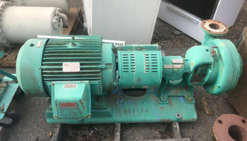 320 GPM @ 170' TDH Goulds/Reliance #3755/362T, Pump w/Motor, 3x4-13 pump size, 1750 RPM pump, 40 HP motor - Image 1