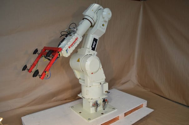 Kawasaki, FS030L E, Robot with "D+" (D Plus) Controller, 6 axis, 66 lbs. capacity, teach pendant, 2008 - Image 9