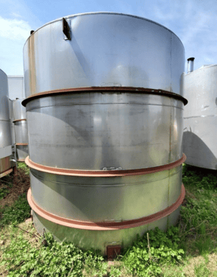 5200 gallon Perry Products Company #5200GAL-VFWX, 304 Stainless Steel Vertical Tank, Flat Bottom & Top, S/N - Image 3