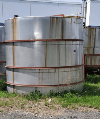 5200 gallon Perry Products Company #5200GAL-VFWX, 304 Stainless Steel Vertical Tank, Flat Bottom & Top, S/N - Image 4