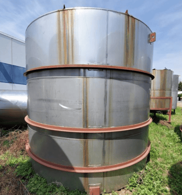 5200 gallon Perry Products Company #5200GAL-VFWX, 304 Stainless Steel Vertical Tank, Flat Bottom & Top, S/N - Image 5
