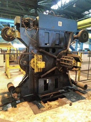 20.86" x .24" Oto Mill, tube mill components, double uncoiler, double hydraulic expandable mandrel, PLC - Image 1