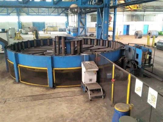 20.86" x .24" Oto Mill, tube mill components, double uncoiler, double hydraulic expandable mandrel, PLC - Image 7