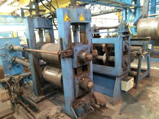 20.86" x .24" Oto Mill, tube mill components, double uncoiler, double hydraulic expandable mandrel, PLC - Image 9