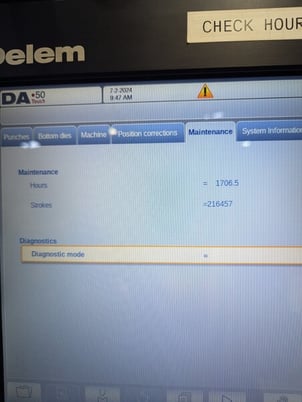 40 Ton, MVD #ibend-A-1250-40, Delem 58T Control, 4' overall, 2-Axis back gauge, low hours, 2018 - Image 3