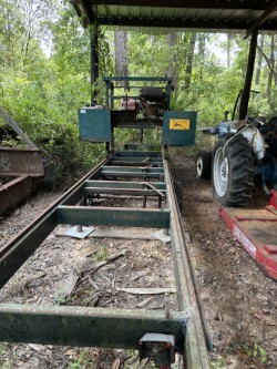 Oliver Sawmill, New Carriage Wheels & Battery - Image 1