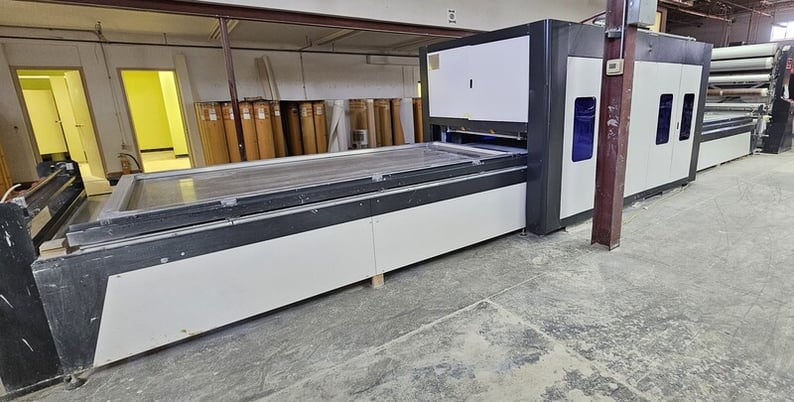 5 x 10 Membrane Press with Multi-roll PVC foil dispenser, 2021 - Image 1