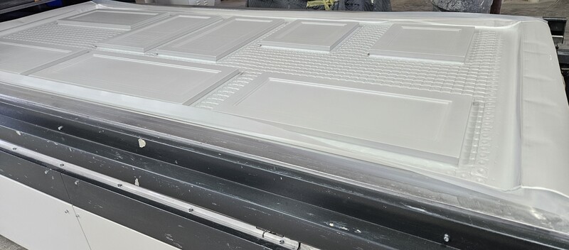 5 x 10 Membrane Press with Multi-roll PVC foil dispenser, 2021 - Image 4