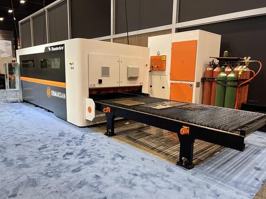 Ermak #Thunderbird, CNC fiber laser, 4000 watt, 5' x 9.8' sheet, 120" X, 61" Y, 11.8" Z, Beckhoff Control - Image 4