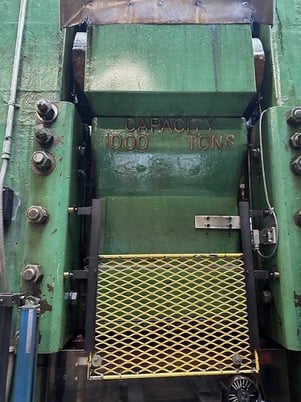 1000 Ton, Bliss, knuckle joint press - Image 7