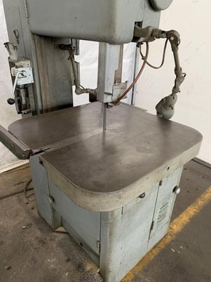 18" Grob #NS18, Vertical Bandsaw, 18" throat, 18" x 24" table, 2030 FPM, Welding & Grinding Attatchment - Image 3