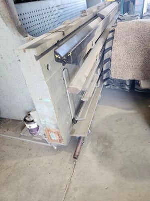 200 Ton, Chicago #200H-10, Hydraulic Press Brake, 10' overall, 12" Stroke, 8" Throat, 5" Shut Height, 1985 - Image 4