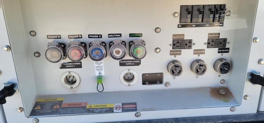 50 KW HiPower, towable generator set, 120/208 Volts, - Image 10