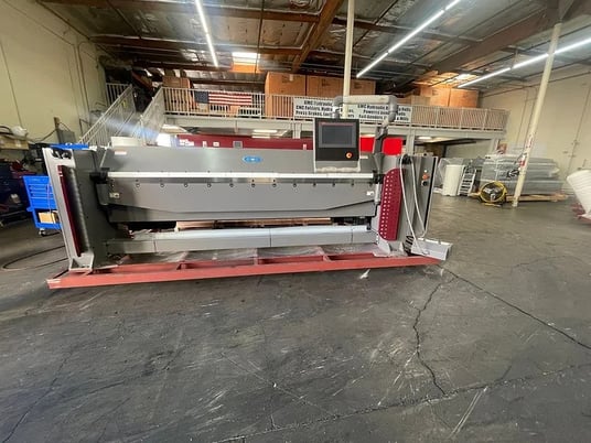 120" GMC #EFM-1014CNC, CNC Folding Machine, 48" CNC Back Gauge - Image 3