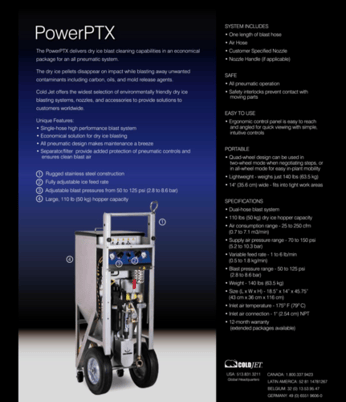 Alpheus #Power-PTX Hyper Velocity, Dry Ice Blaster, 2005 - Image 2