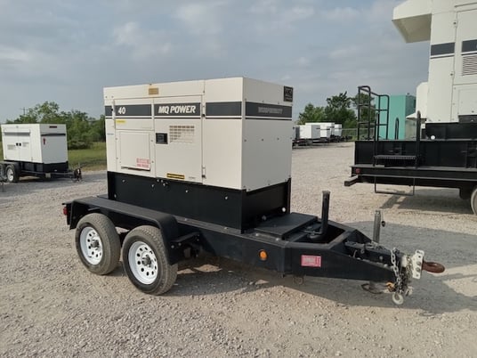 30 KW Multiquip #DCA40SSKU4F2, trailer mounted, Tier 4, sound attenuated enclosure, 120/240/208/277/480 - Image 1