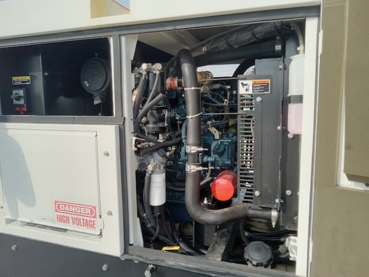 30 KW Multiquip #DCA40SSKU4F2, trailer mounted, Tier 4, sound attenuated enclosure, 120/240/208/277/480 - Image 4