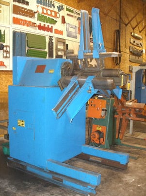 10000 lb. Feed-Lease #PR-10M-24, variable speed, hydraulic expansion, 72" outside dimensions, tag #14720 - Image 1