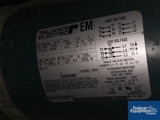 28" wide x 72' long, Magnetics Belt Conveyor, 1.5 HP, 1725 RPM, 460 V. - Image 8