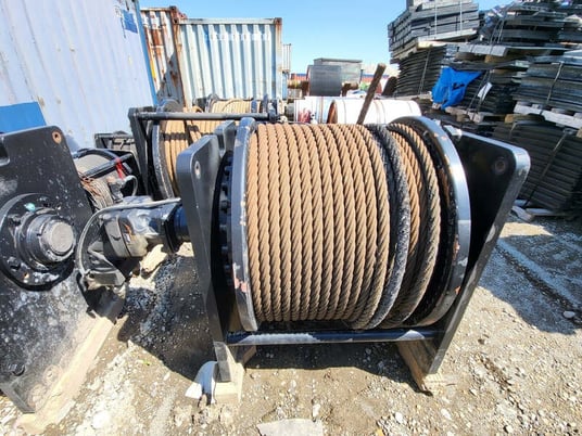 Dredging Supply Company Dredge Winch #DSC-WN700, w/Parker F12 Series fixed displacement motor 3780782 - Image 1