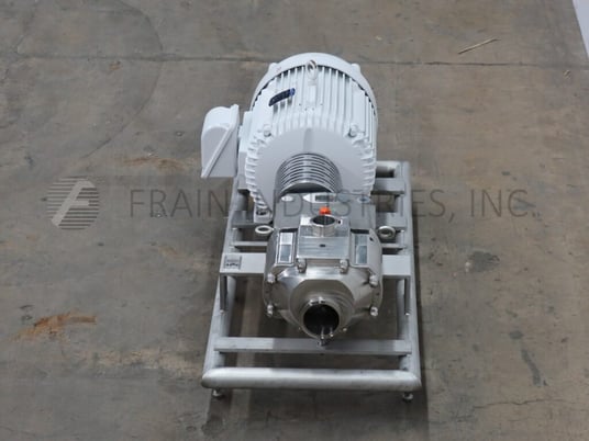 600 GPM @375 PSI, Waukesha #130UTS, Positive Displacement Pump, 300&deg;F, 15 HP - Image 3