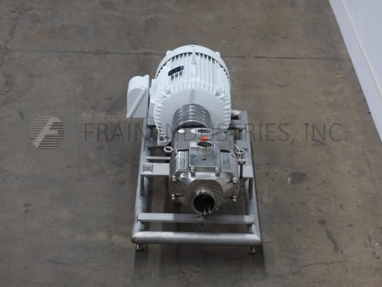 600 GPM @375 PSI, Waukesha #130UTS, Positive Displacement Pump, 300&deg;F, 15 HP - Image 3