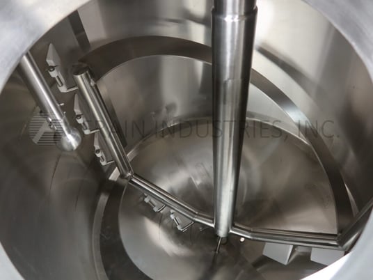 90 Gal. A & B Process Systems #TOPPER, Stainless Steel Tank, 36" diameter X 30" D x 20" Straight Side, 7-1/2 - Image 2