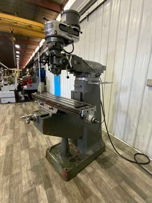 Millport #2, Vertical Mill, 9" x 42" Table, 5440 RPM, 18-3/4" Throat, 2 HP - Image 2