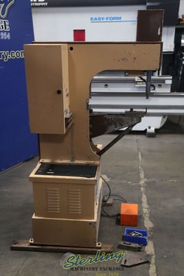 6 Ton, Haeger #H.P.6-B, insertion press, 18" throat, 8.5" ram adj., 8.5" adj stroke, electric foot control - Image 4