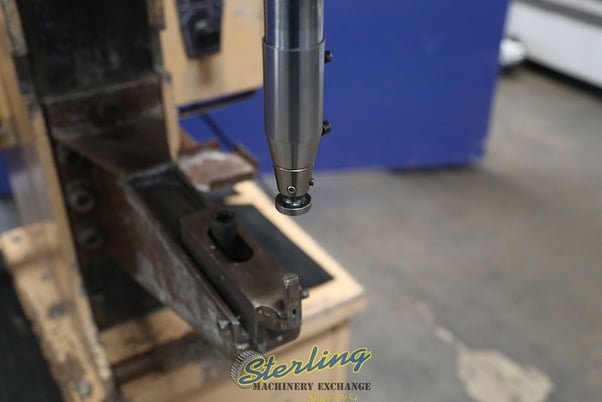 6 Ton, Haeger #H.P.6-B, insertion press, 18" throat, 8.5" ram adj., 8.5" adj stroke, electric foot control - Image 6