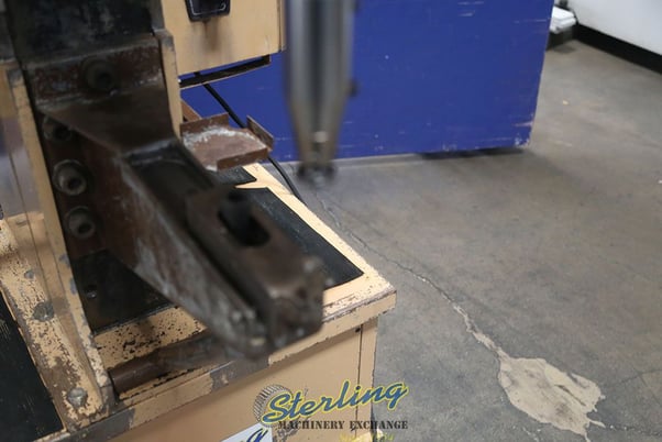 6 Ton, Haeger #H.P.6-B, insertion press, 18" throat, 8.5" ram adj., 8.5" adj stroke, electric foot control - Image 7