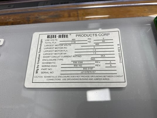 Control Panel Box Dock Leveler Safety System, Rite-Hite #DOK-COMMANDER 850.5197 - Image 6