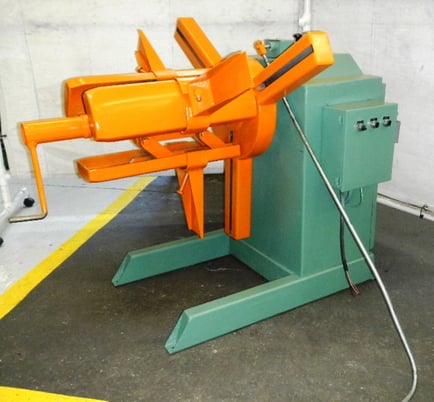 4000 lb. American #60, Uncoiler, 24" Width Capacity, 21" ID x 60" outside dimensions, 440 V., 1988 - Image 1