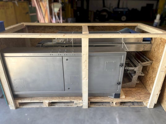 Redpack #NTS, Flow Wrapper, 10' Infeed, Herma 500 Label Applicator, 2021 - Image 10