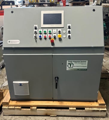 300 ton, Aida #PMX-L2-300, Straight Side Mechanical Stamping Press, 7.8" stroke, 31.4" Shut Height, 1990 - Image 7