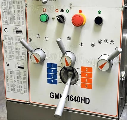 16" x 60" GMC #GML-1660HD, Gap Bed Metal Lathe w/2-Axis digital read out, 2.06" Spindle bore, 10-25" guideway - Image 3