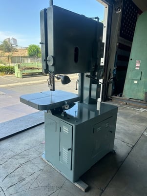 24" x 12" Grob #NS-24, Vertical Band Saw, 28" x 24" Table, 1/16" - 1" Blade width, 50-2030 FPM, 1 HP, 220 V - Image 4