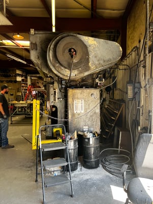 90 Ton, Chicago #1012-R, Mechanical Press Brake, 1965 - Image 4