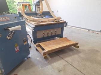 Baileigh #WR-84V, CNC Router, 220V 1 Ph, Cyclone DC2100C Dust Collector, 4x8' Table, 2023 - Image 3