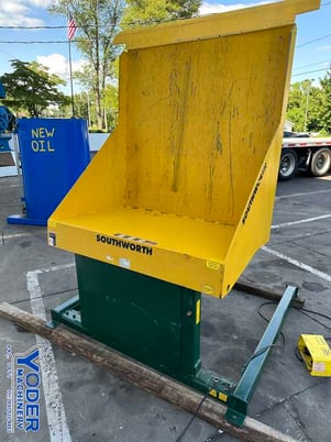 Southworth #TLZTU2-85, 2000 lb., 110 V., electric foot pedal container tilter, 1 phase, 1 HP, 2013 - Image 7