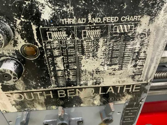 16" x 60" South Bend Gap Bed Engine Lathe, 16" swing, 60" centers, 10" chuck - Image 4