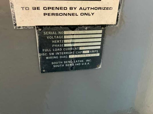 16" x 60" South Bend Gap Bed Engine Lathe, 16" swing, 60" centers, 10" chuck - Image 10