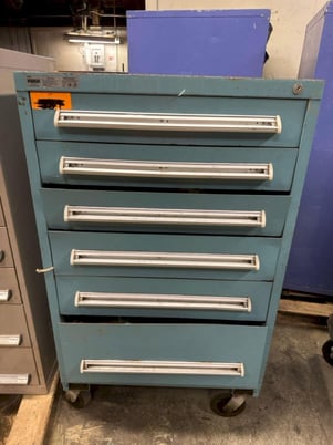 6 Drawer Stanley Vidmar Cabinet - Image 1