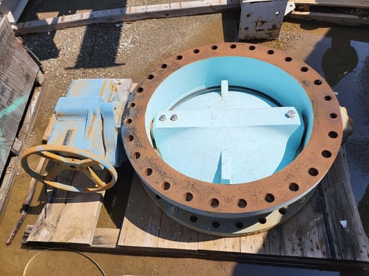 30" Dezurik #9650220R002, Ductile Iron Butterfly Valve, 200&deg;F - Image 1