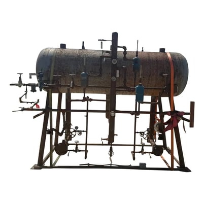 850 Gal. E.L. Nickell Ammonia Reciever, 36" x 168" Capacity, 250 PSI, 650&deg;F, 1993 - Image 1