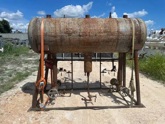 850 Gal. E.L. Nickell Ammonia Reciever, 36" x 168" Capacity, 250 PSI, 650&deg;F, 1993 - Image 7