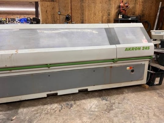 Biesse #Akron-245, Edgebander, .33 HP, 12000 RPM, 39 FPM, 600 V., 2003 - Image 1