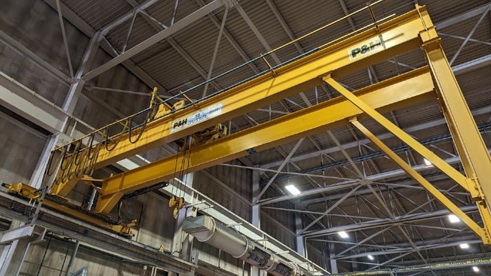 10 Ton, P & H, 30' 6" Span, 25' 4" total height, Class D, radio, VFD bridge/trolley, 2009 [#2514] - Image 2