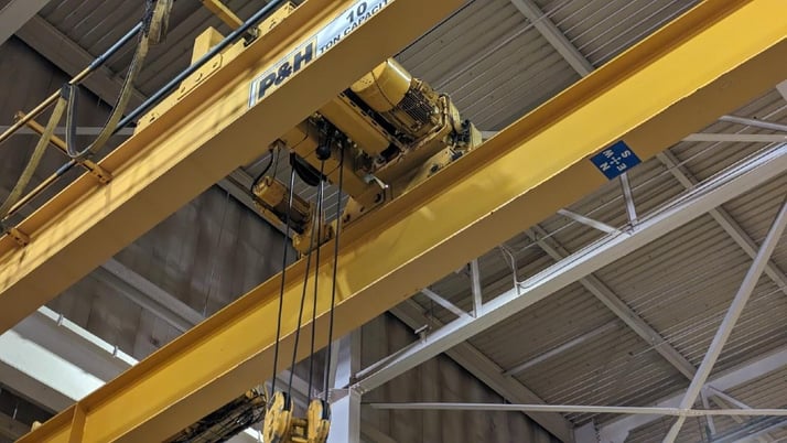 10 Ton, P & H, 30' 6" Span, 25' 4" total height, Class D, radio, VFD bridge/trolley, 2009 [#2514] - Image 3